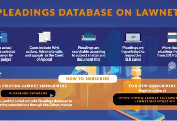 How to access pleadings database on lawnet 